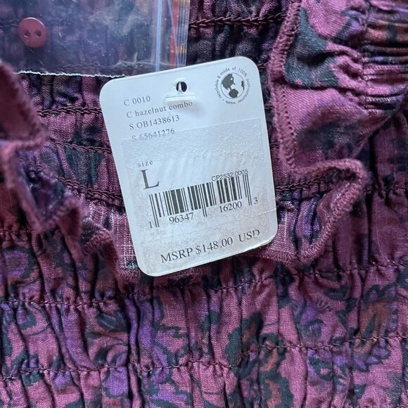 NWT Free People Smock It To Me Mini Dress Large - Picture 4 of 6